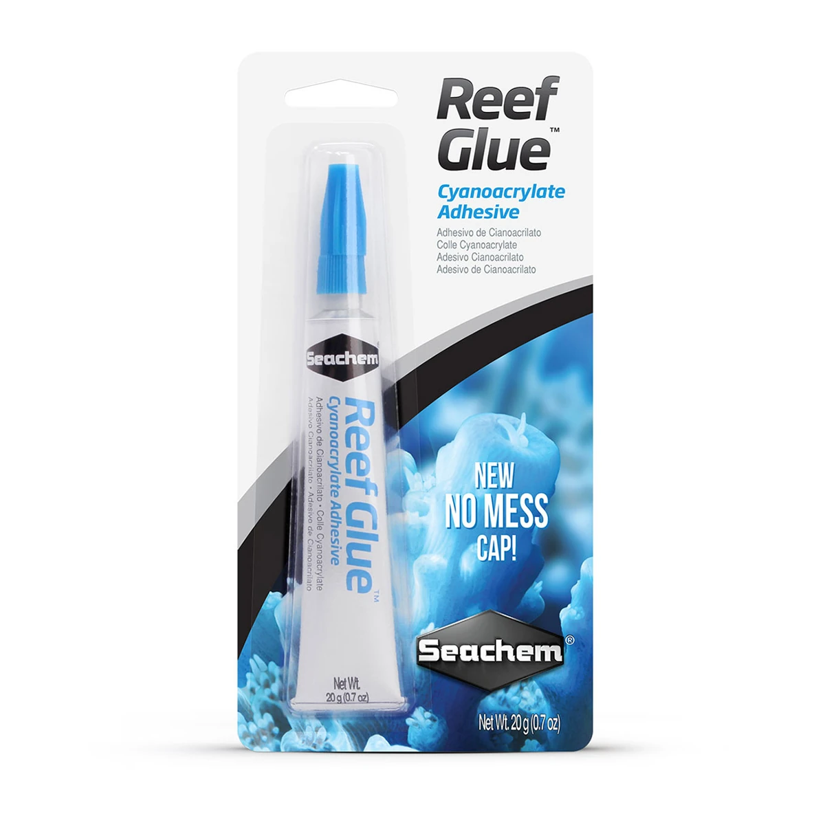 Seachem Reef Glue 20g – Pegamento para Corales y Frags de Acuario Marino