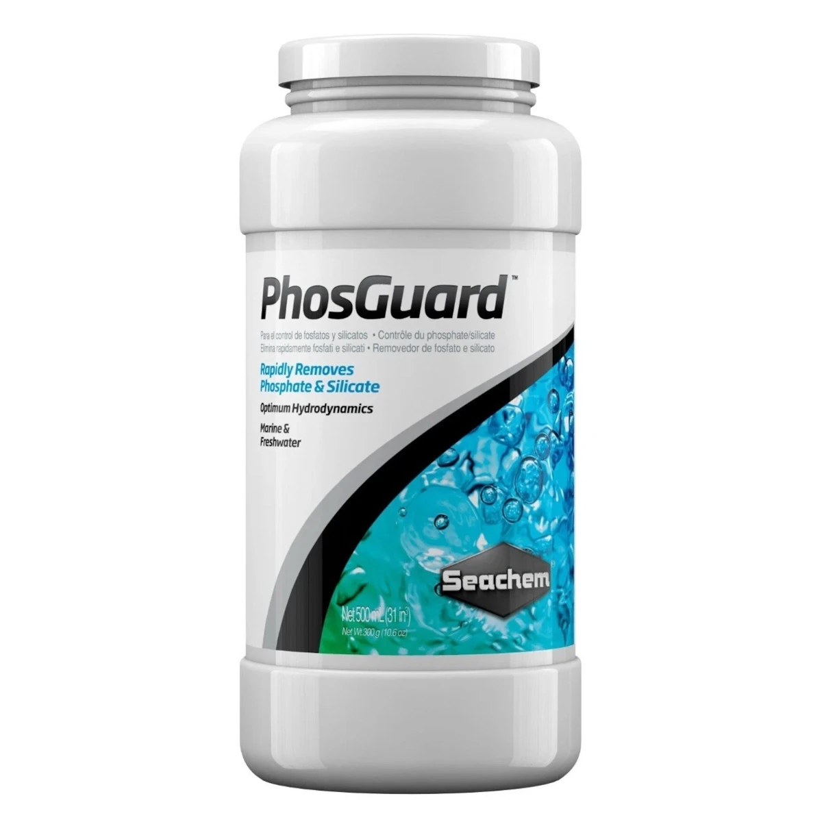 Seachem PhosGuard 500 mL – Removedor de Fosfatos y Silicatos para Acuarios